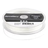 Kreativfirma Polyester Cordweiß, 50 m - afbeelding 3
