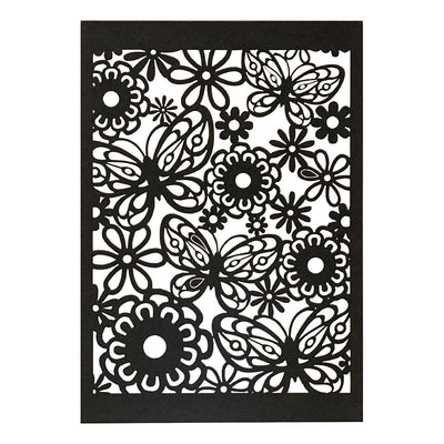 Kreativfirma Muster Carton Black, 10st.