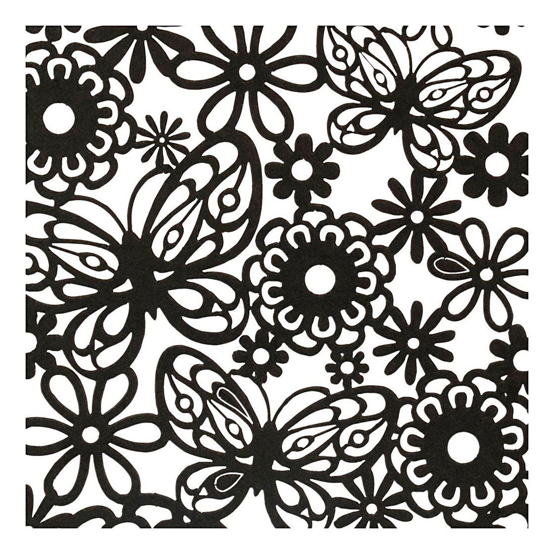 Kreativfirma Muster Carton Black, 10st.