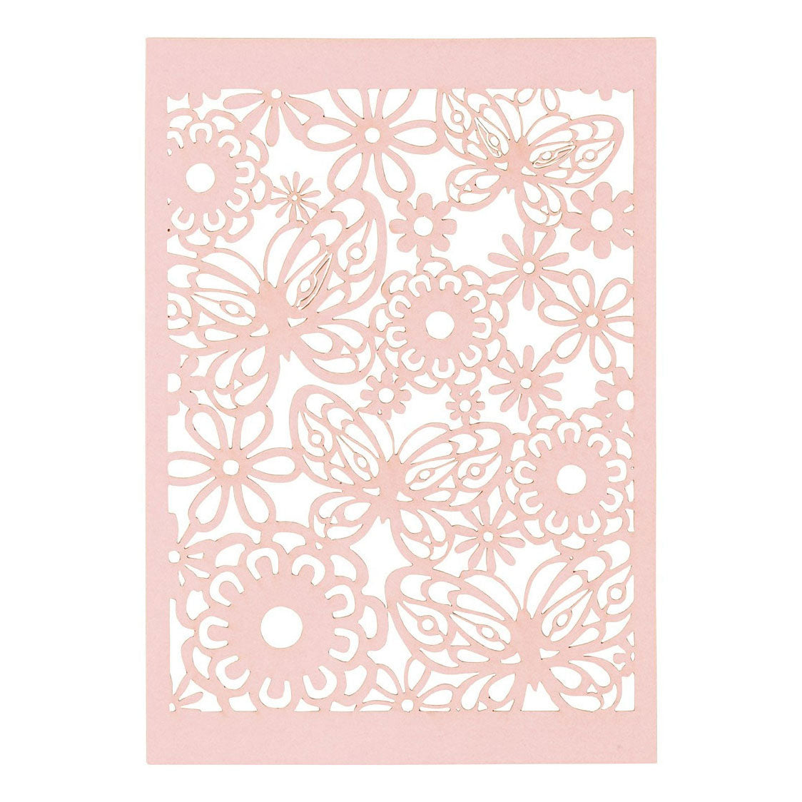 Kreativfirma Muster Carton Light Rood, 10st.