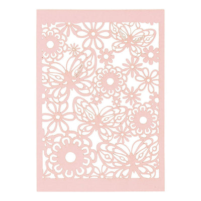 Kreativfirma Muster Carton Light Rood, 10st.