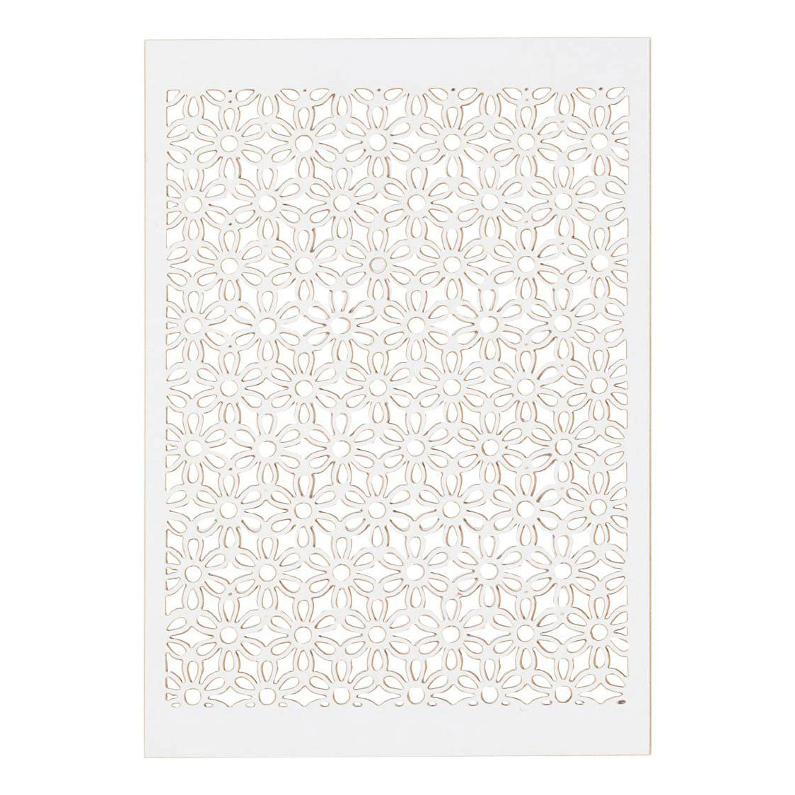 Kreativfirma Muster Carton Blume White, 10st.