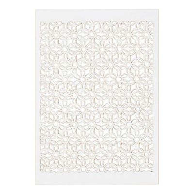 Kreativfirma Muster Carton Blume White, 10st.