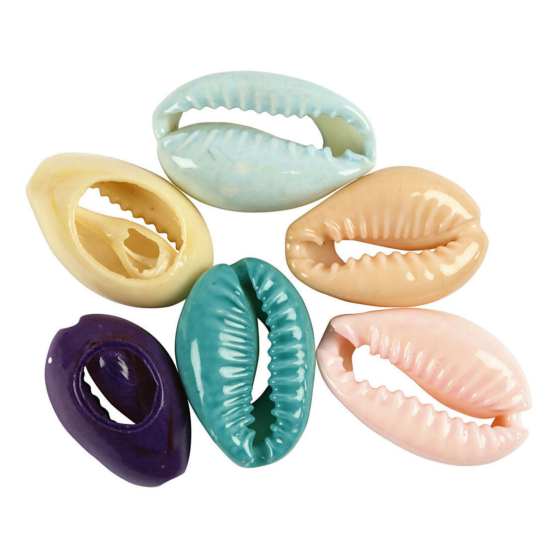 Creativ Company Shells Farbe, 6st.