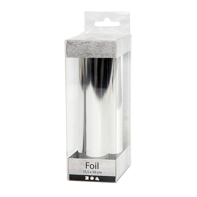 Kreativfirma Deco Folie Silber, 50 cm