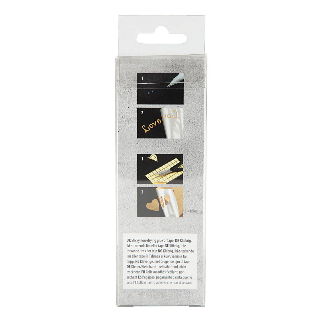 Kreativfirma Deco Folie Silber, 50 cm