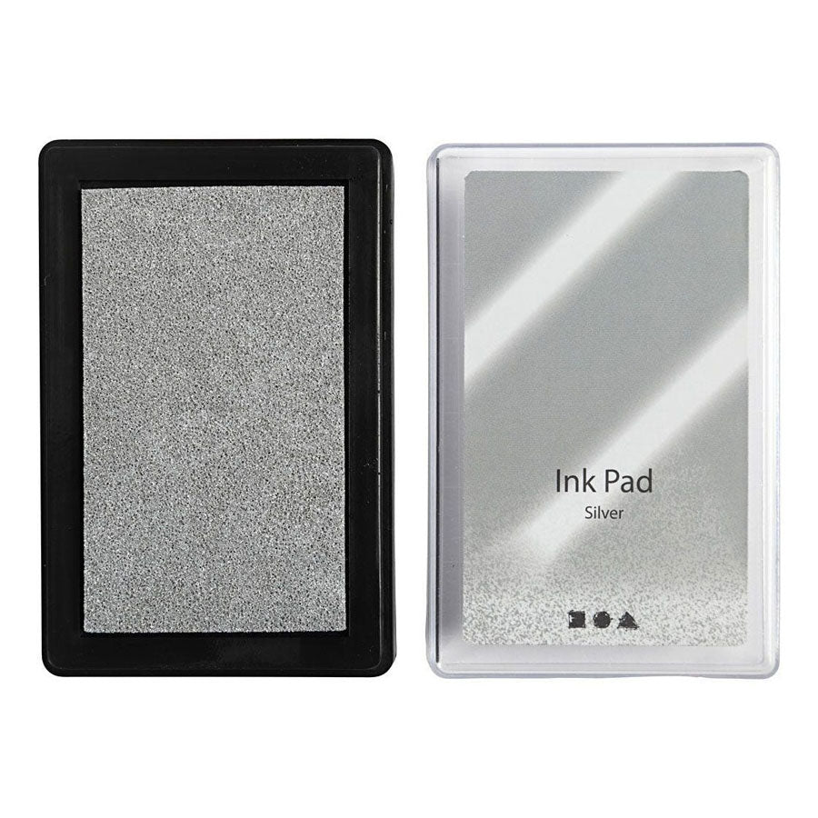Creativ Company Stamp Ink Silber, 9x6 cm