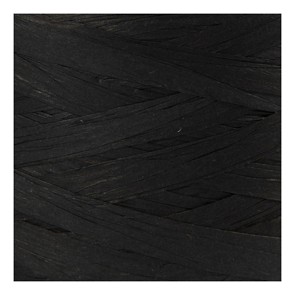 Creativ Company Paper Raffia Garn schwarz, 100 m