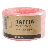 Creativ Company Paper Raffia Garn hellrosa, 100 m - afbeelding 2