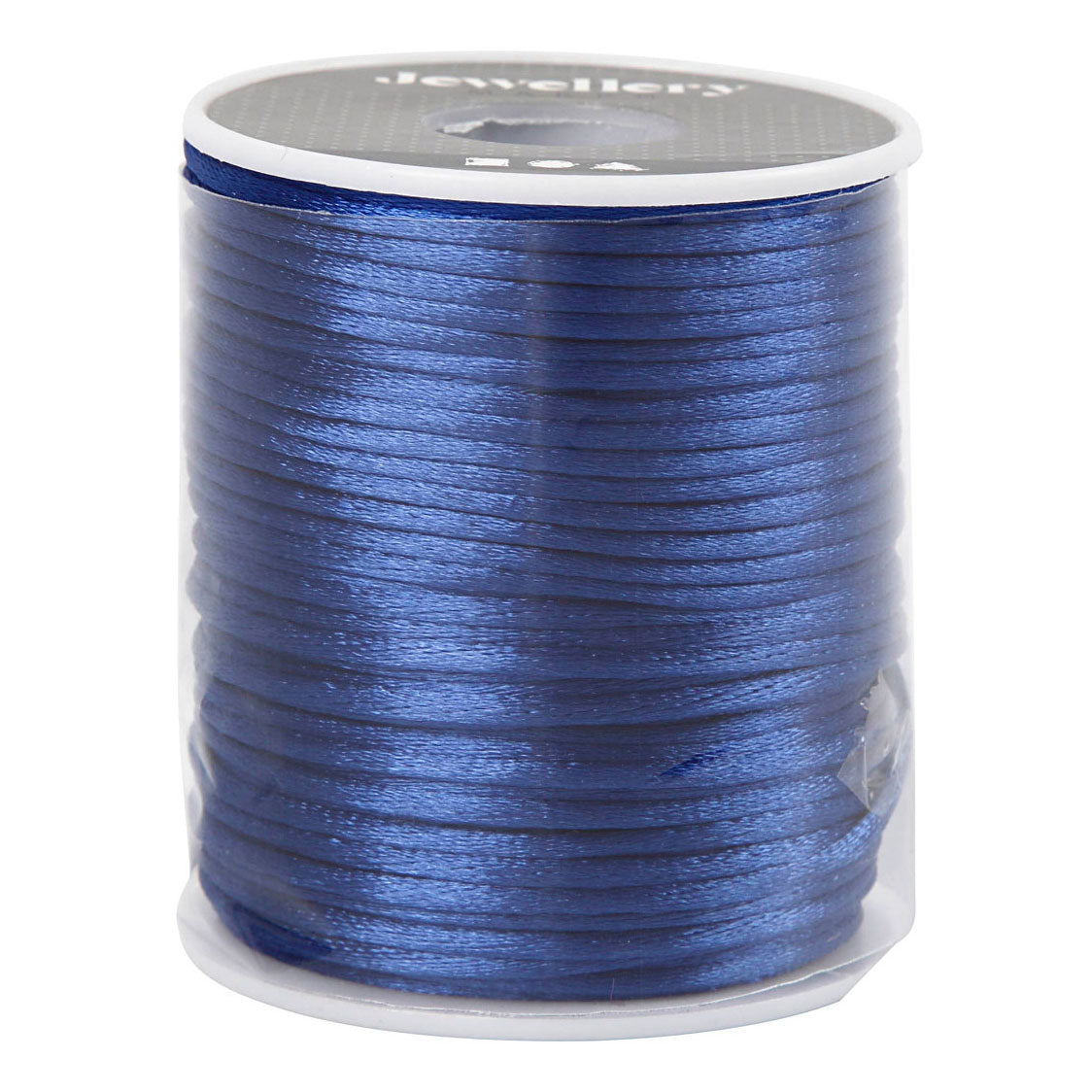 Kreativfirma Satin Cord Donker Blue, 50m
