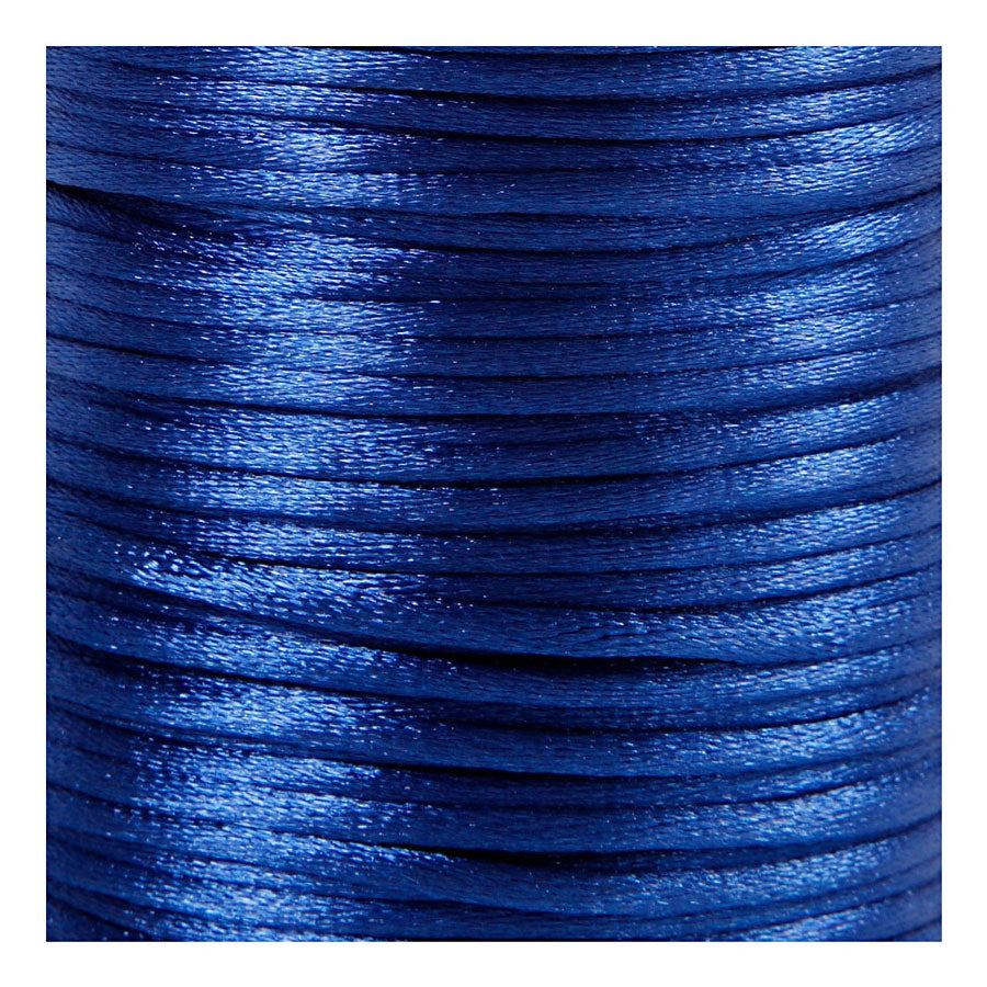 Kreativfirma Satin Cord Donker Blue, 50m