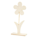 Creativ Company Holzblume mit Fuß, 26 cm - afbeelding 3