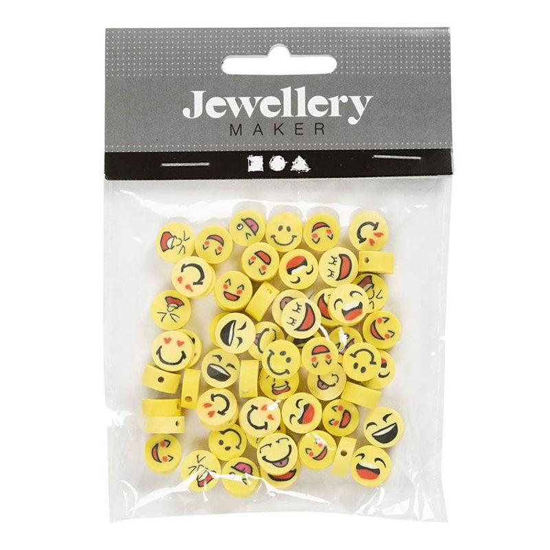 Creativ Company Figur Perlen Smiley, 60st.