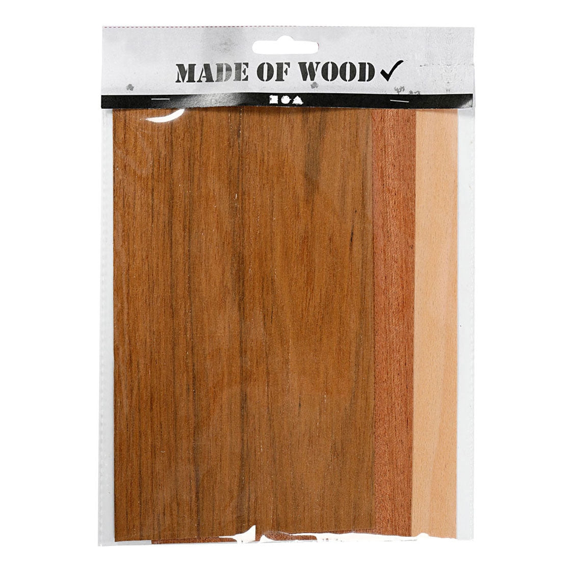 Creativ Company Bamboo Feneer Beech Eiken Mahonie, 3 Blätter