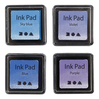 Creativ Company Stampe Tinte Blue Töne lila, 4st.