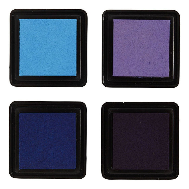 Creativ Company Stampe Tinte Blue Töne lila, 4st.