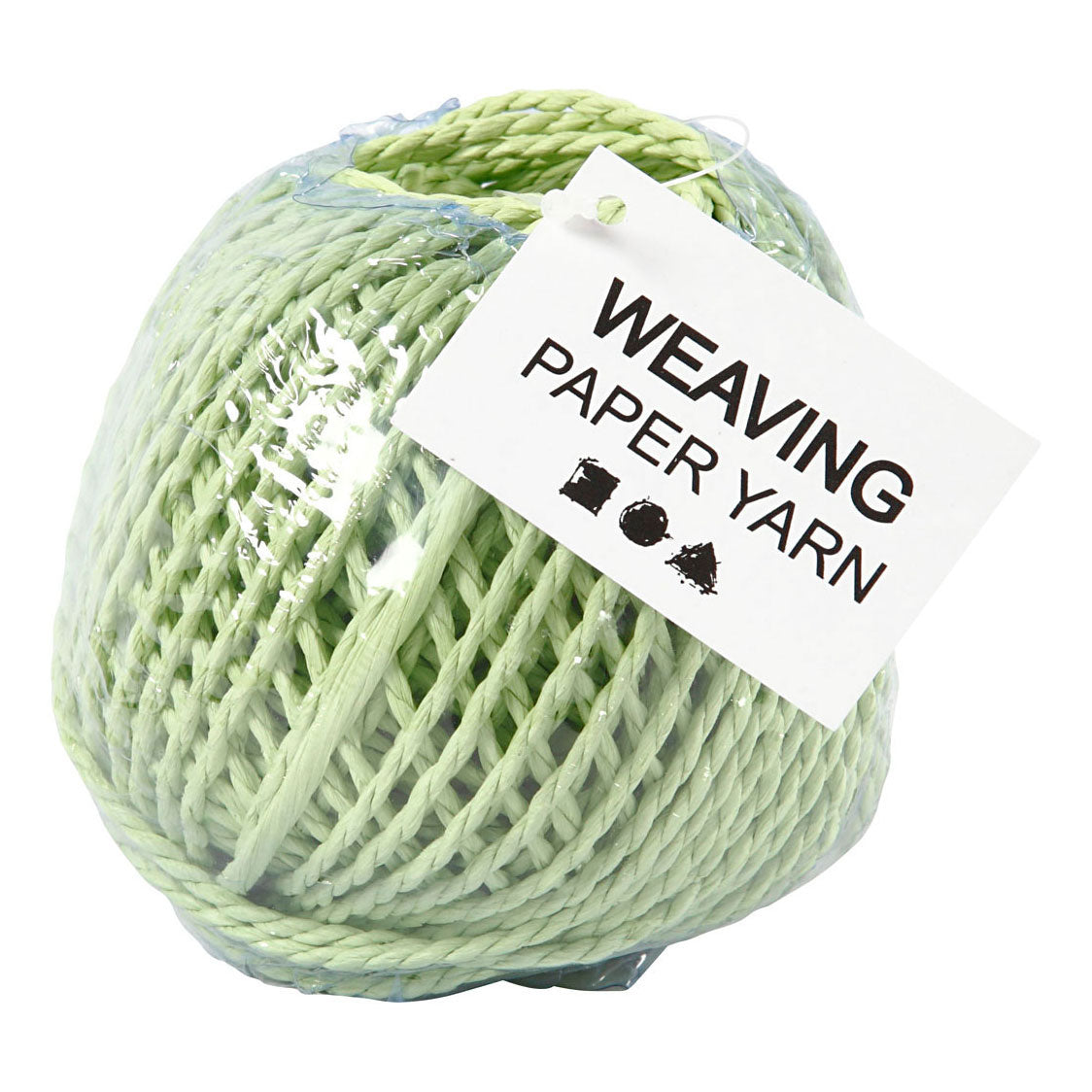 Kreativunternehmen Papiergarn hellgrün, 40 m