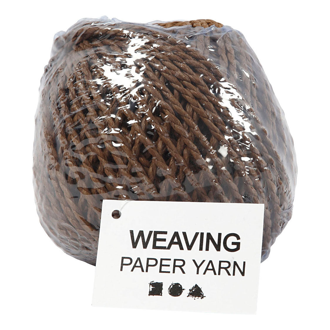 Creativ Company Papiergarn dunkelbraun, 40 m