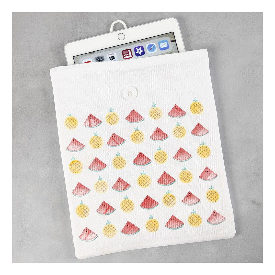Creativ Company Tablet Hoes Weiß, 22x27cm