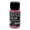 Kreativfirma Textilfarbe halbbedeckte Textilfarbe Dunkelrosa, 50 ml