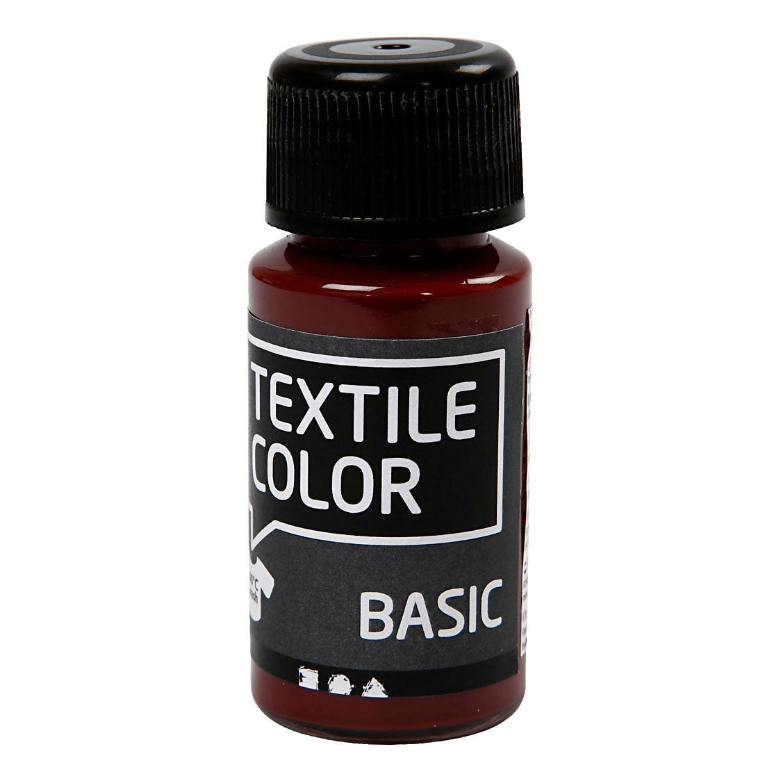 Kreativfirma Textilfarbe Semi-bedeckende Textilfarbe Brown, 50 ml