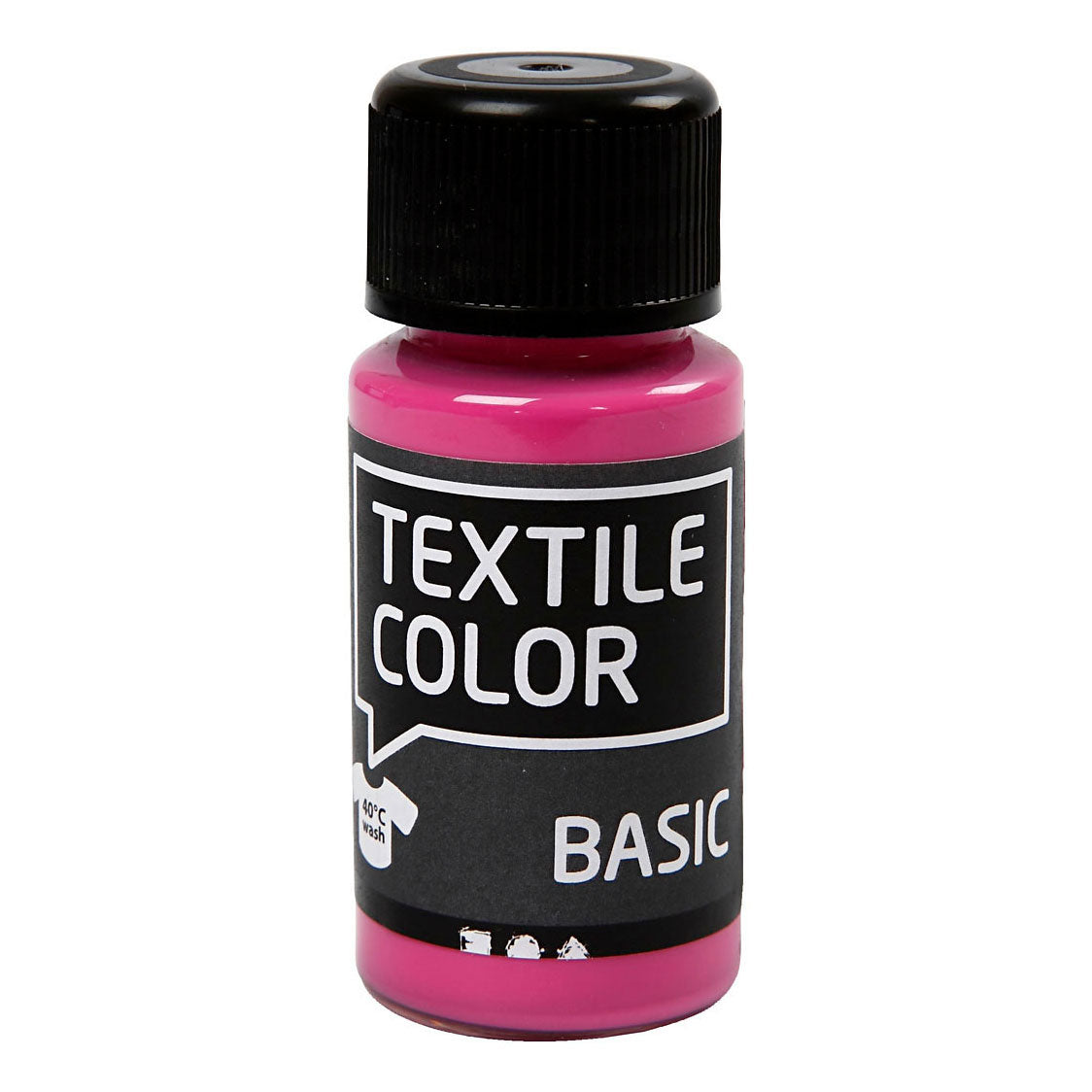 Kreativfirma Textilfarbe halb bedeckt textile rosa, 50 ml
