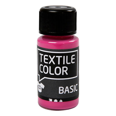Kreativfirma Textilfarbe halb bedeckt textile rosa, 50 ml