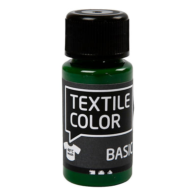 Kreativfirma Textilfarbe halb bedeckt Textilfarbe Grasgrün, 50 ml