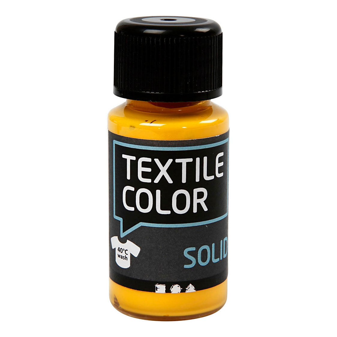Kreativfirma Textilfarbe -Abdeckung Textilfarbe gelb, 50 ml