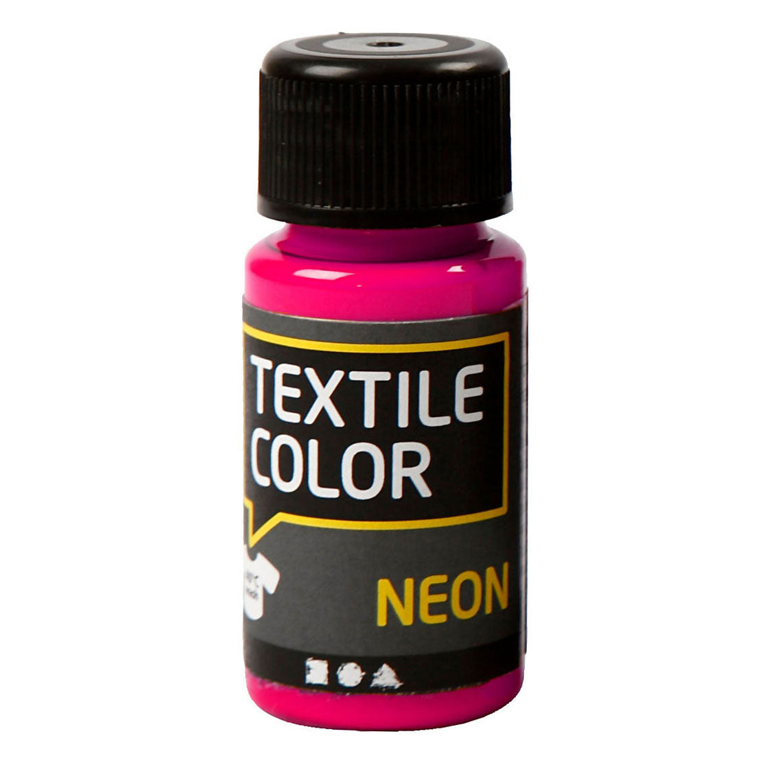 Kreativfirma Textilfarbe -Abdeckung Textilfarbe Neon Pink, 50 ml