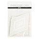 Creativ Company Cross Stitches Cardboard White Geometric, 20st.