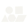 Creativ Company Cross Stitches Cardboard White Geometric, 20st.