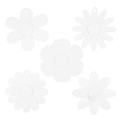 Creativ Firmenblumen weiß, 5x 3Stk.