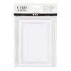 Creativ Company -Karten zum Sticken White, Set von 6