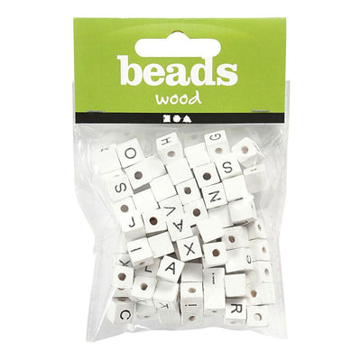 Creativ Company Letter Perlen White A-Z, 92st.