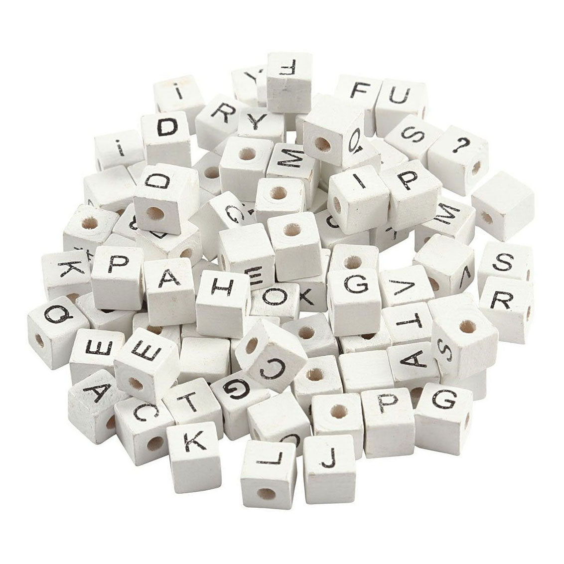 Creativ Company Letter Perlen White A-Z, 92st.