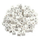 Creativ Company Letter Perlen White A-Z, 92st.