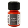 Creativ Company Glass Farbe Transparent Lack Orange, 30 ml