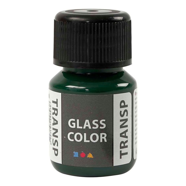 Kreativfirma Glas Farbe Transparent Lack Briliant Green, 30 ml