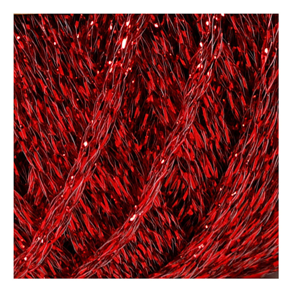 Kreativfirma Lurex Glittergarn rot, 160 m