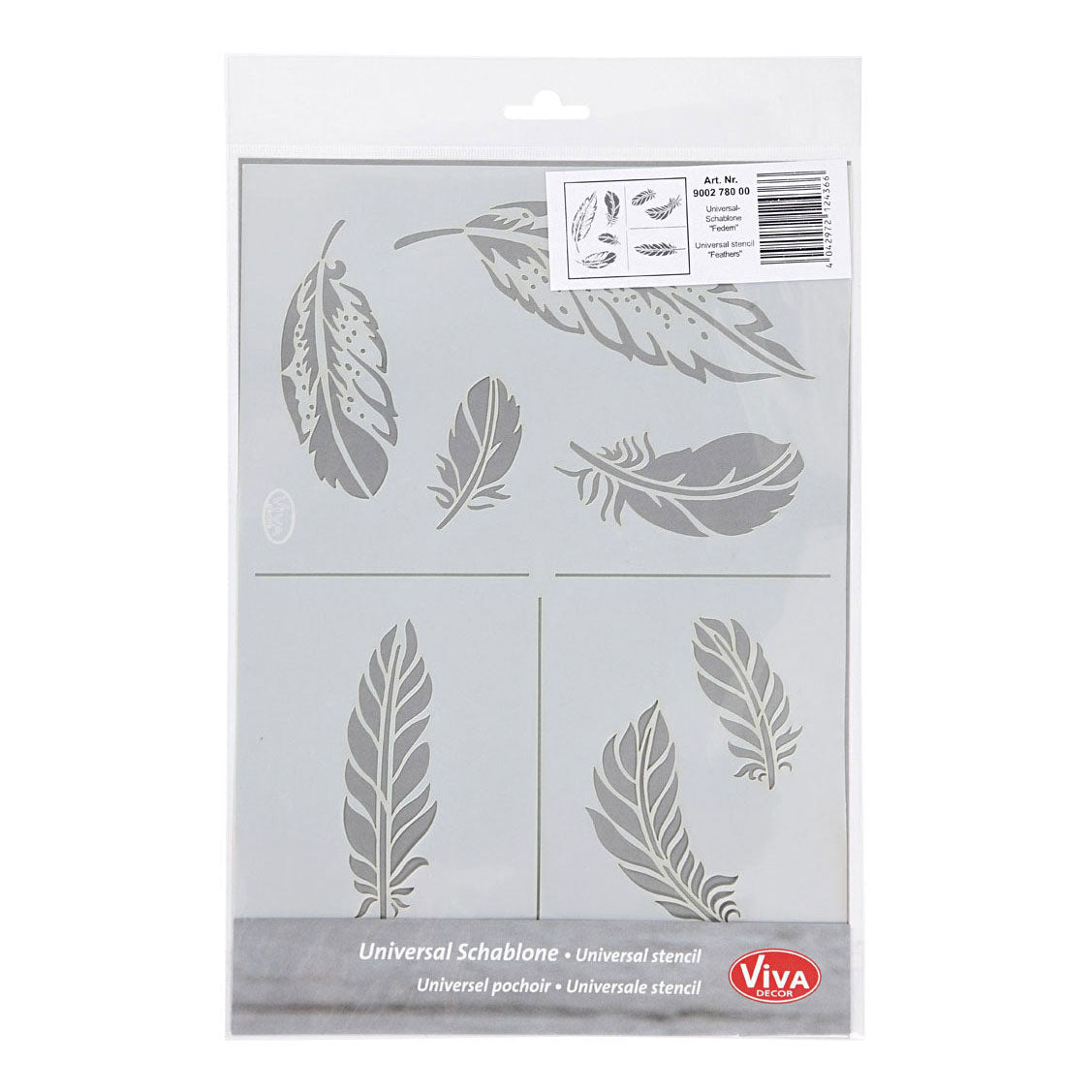 Kreativfirma Flexible Vorlage Feath A4