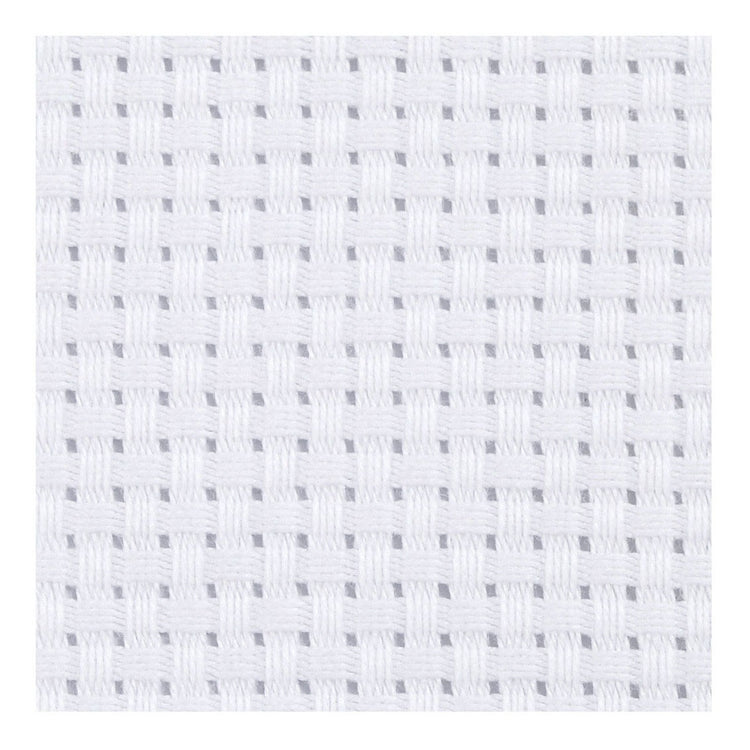 Kreativfirma Aida White 35 Quadrate pro 10 cm, 50x50 cm