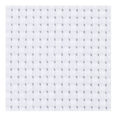 Kreativfirma Aida White 35 Quadrate pro 10 cm, 50x50 cm