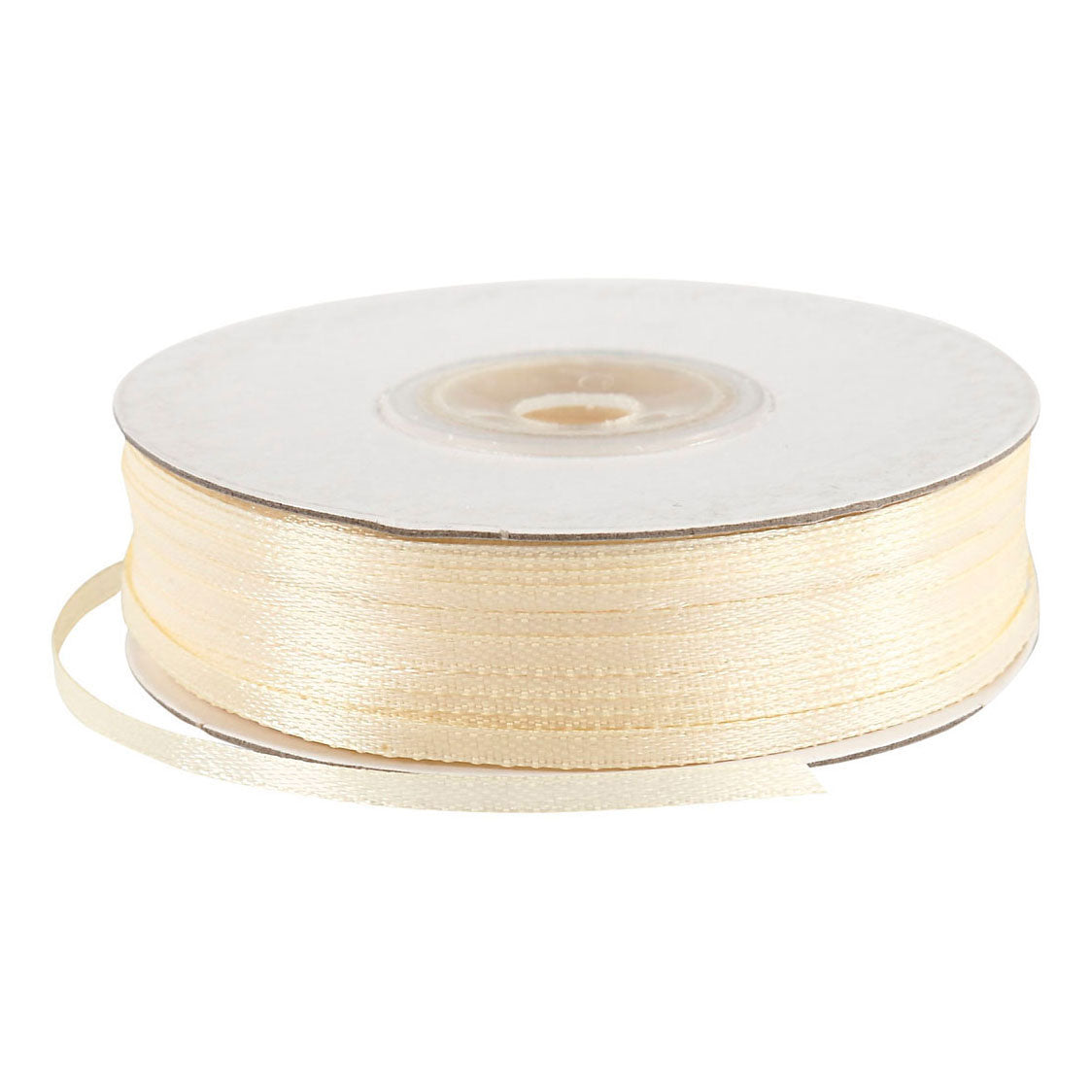 Creativ Company Satin Ribbon Off-White, 100 m