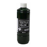 Kreativfirma Textilfarbe halbbedeckte Textilfarbe Olivengrün, 500 ml - afbeelding 1