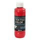 Kreativfirma Textilfarbe Deckung Textilfarbe Rot, 250 ml