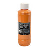 Creativ Company Textilfarbe, deckende Textilfarbe – Orange, 250 ml