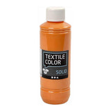 Creativ Company Textilfarbe, deckende Textilfarbe – Orange, 250 ml - afbeelding 1