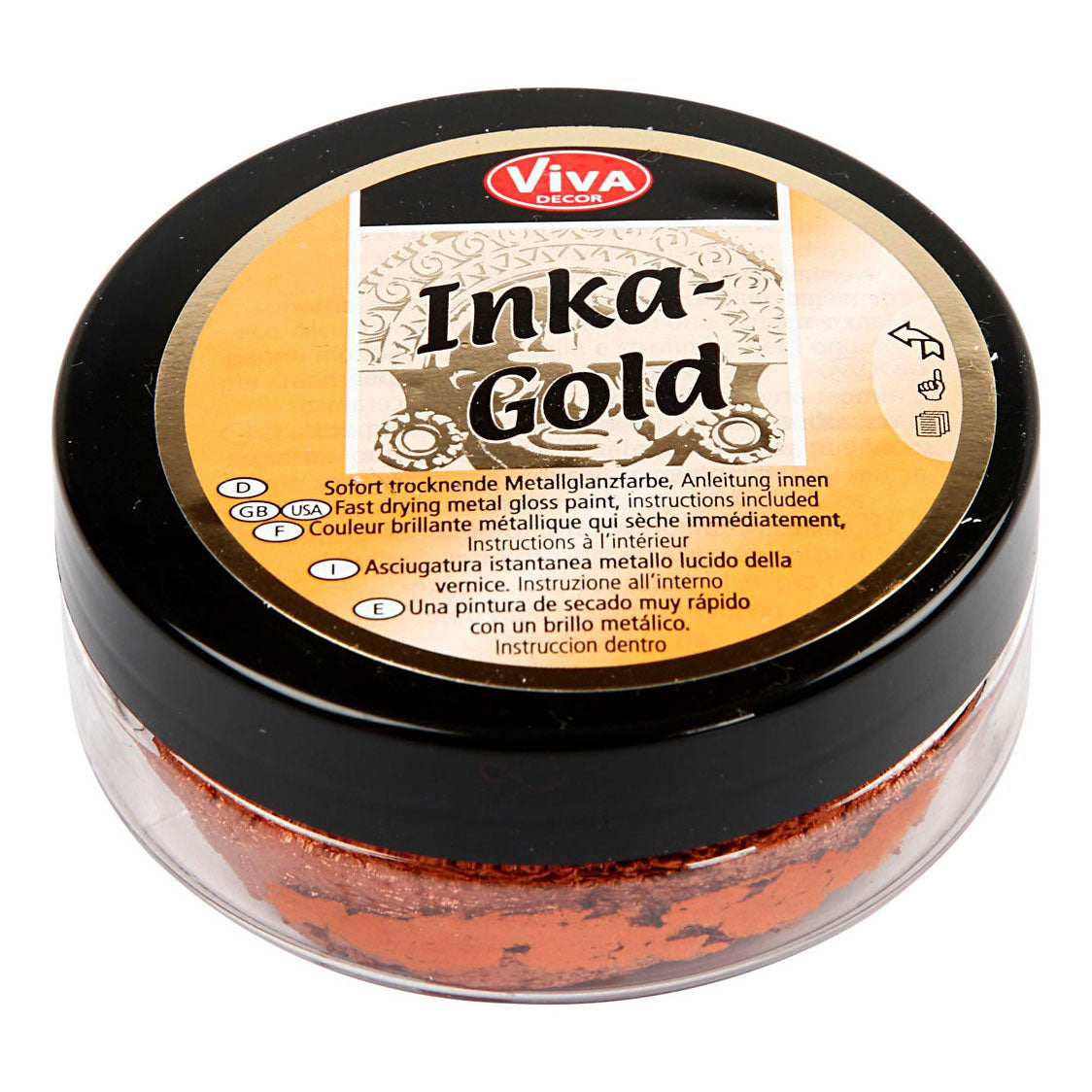 Kreativfirma Inka-Gold Glosswax Kupfer, 50 ml