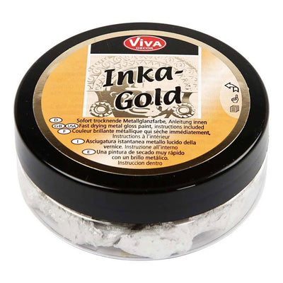 Kreativfirma Inka-Gold Glosswax Platin, 50 ml